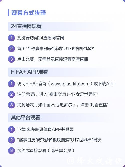 如何观看世界杯现场直播